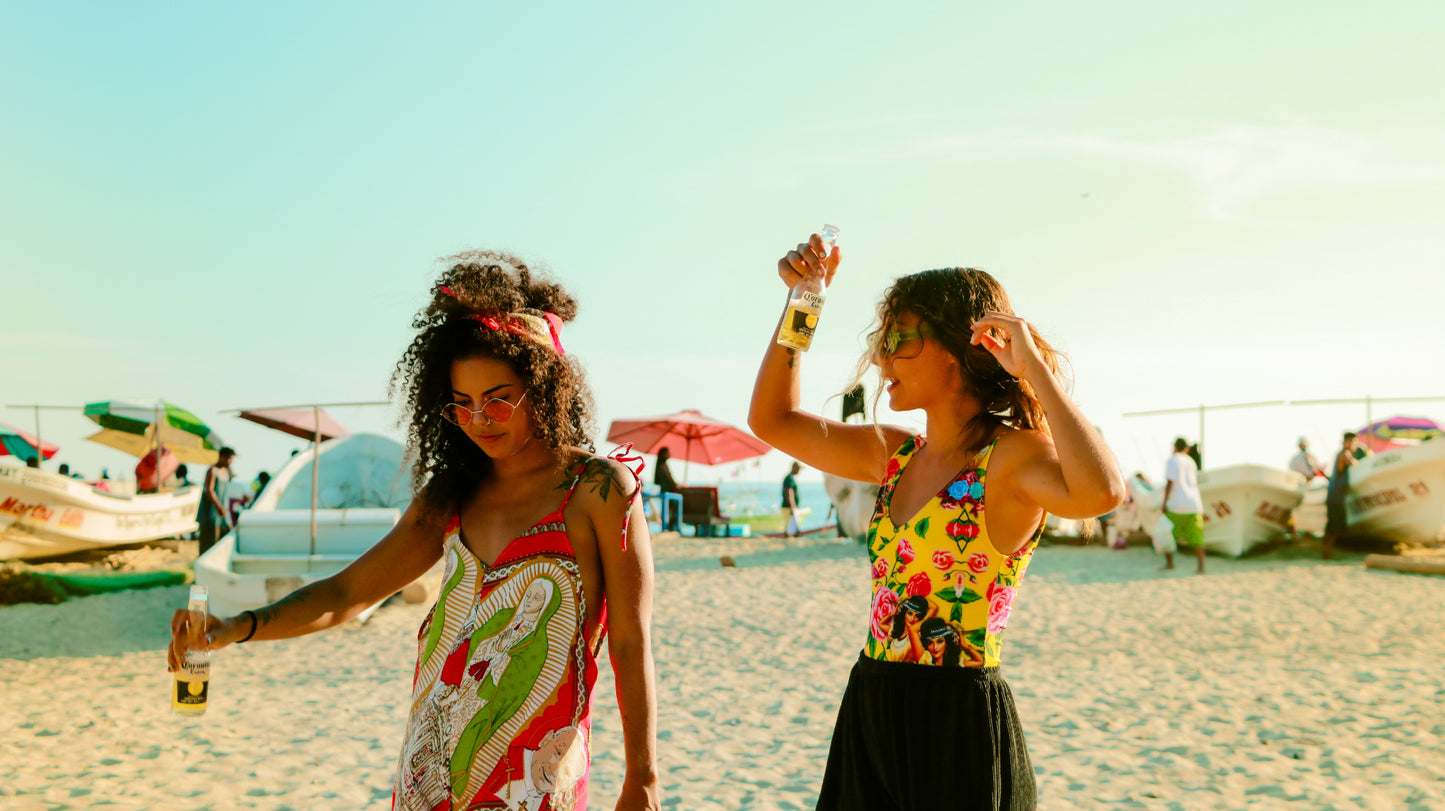 Jumper con straps virgen de Guadalupe rojo