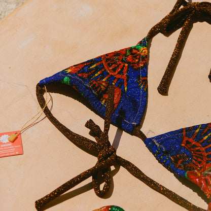 Top triangulo Jacquard