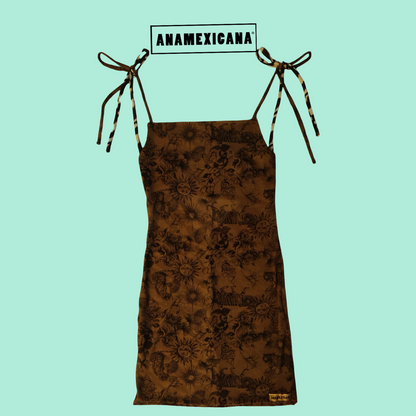 Vestido Flor Mesh
