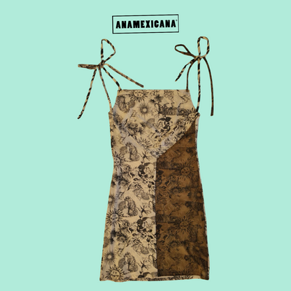 Vestido Flor Mesh