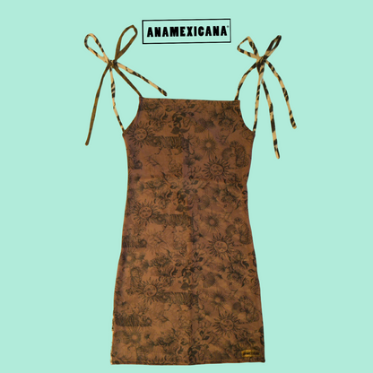 Vestido Flor Mesh