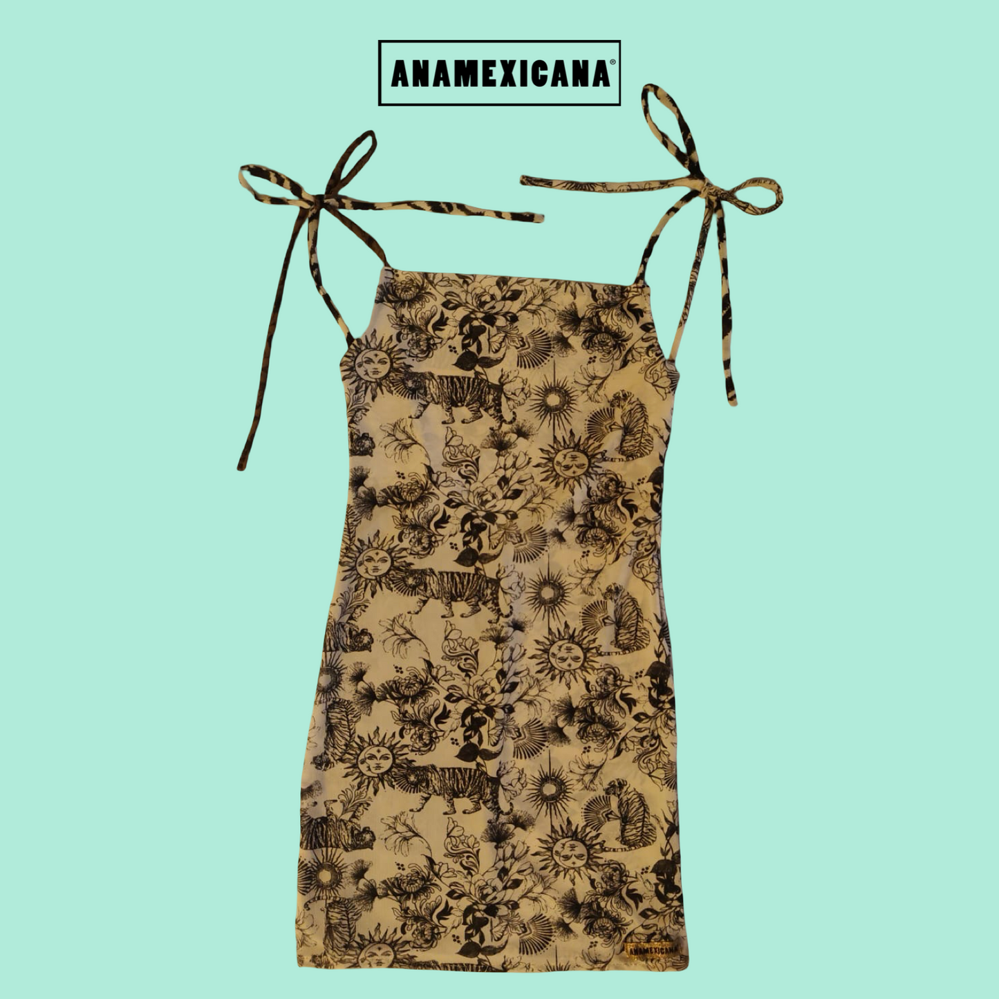 Vestido Flor Mesh