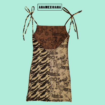 Vestido Flor Mesh