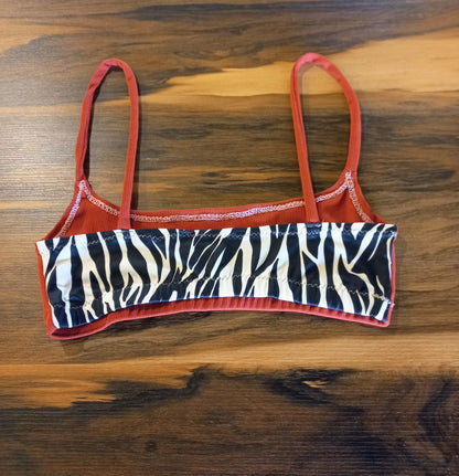 Top charlotte animal print