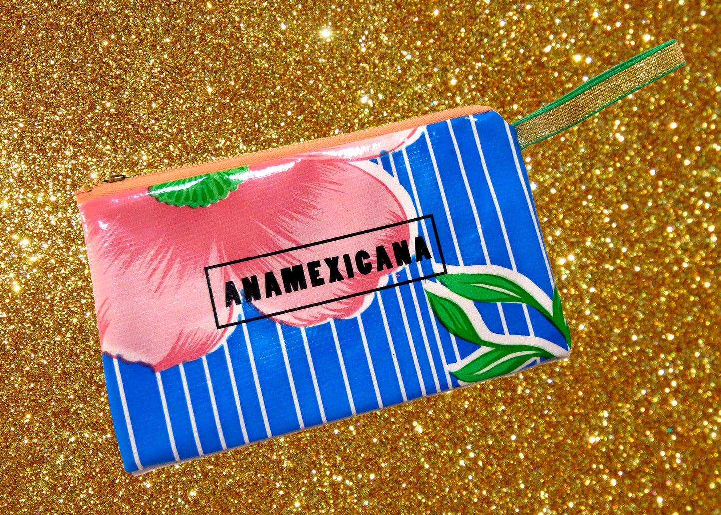 The mexican coin purse with sparkly wrist band